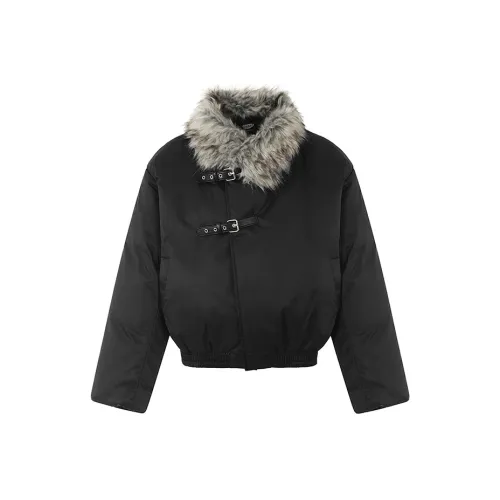 W7H1 Черный Унисекс Пуховики