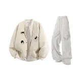 Хаки + Светло-серые штаны