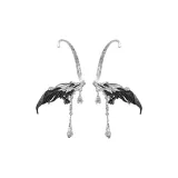 Стиль B Панель Ухо Cuffs/1 пара/Черный [Нижняя заколка-on]