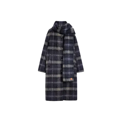 Desigual Черное Серое Женское Пальто