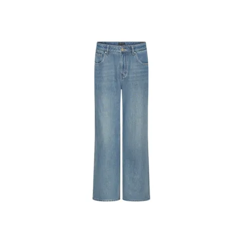 URBAN REVIVO Haze Синий Женские Джинсы