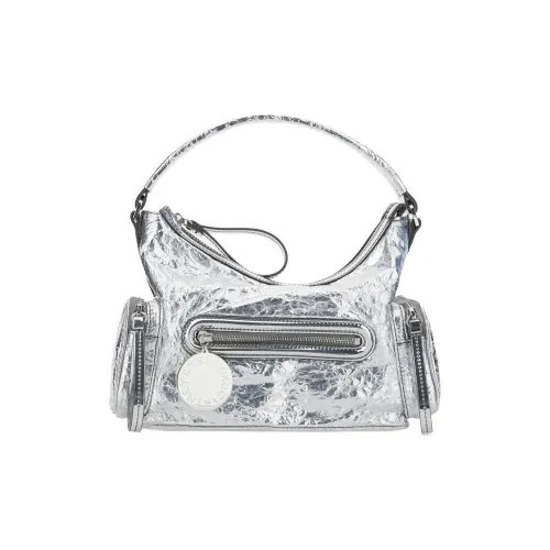 Stella McCartney Полиэстер Сумка Маленькая Женская Серебряная