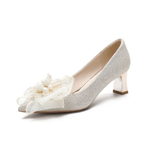 CIELMODE Высокие каблуки Шампанское Женские