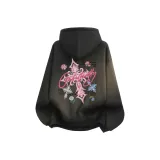 Темно-серая клетка, крест, логотип на груди, большой клетчатый крест, логотип на спине