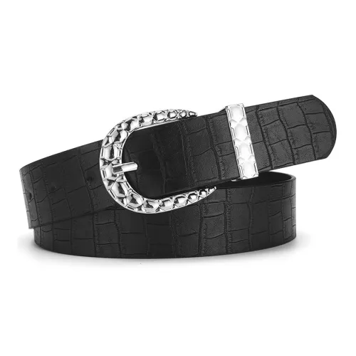 JEANSWEST ПУ (полиуретан) Искусственная кожа Ремни Унисекс 3,3 см