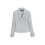 Серый деловой костюм