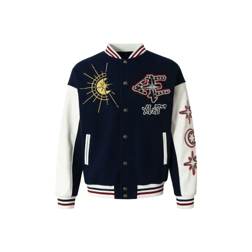 OKME Темно-синие унисекс бейсбольные Джерси