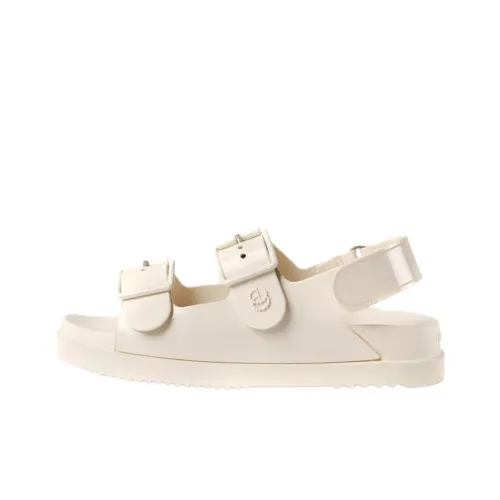 GUCCI Пляжные сандалии Женские Экрю