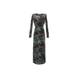 Длинный, многоцветный