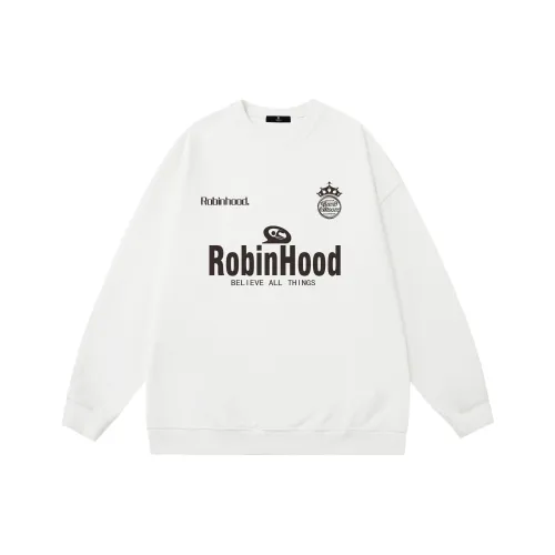 ROBINHOOD Худи и Свитшоты с круглым вырезом и флисовой подкладкой унисекс