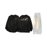 Чёрный + Белый Фотиния Серый (Комплекты одежды)