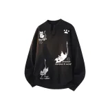 Чёрный (V-образный вырез)