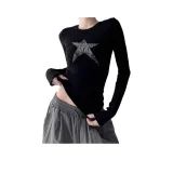 Чёрный с серым принтом