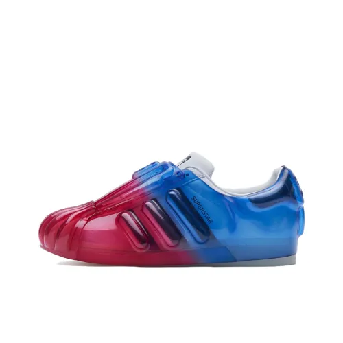Adidas Originals Superstar Series Bubble Shell Head Low Skateboard Shoes Men's Red Blue