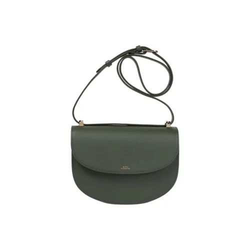 A.P.C Genève Сумка через плечо из кожи сумка на плечо женская зеленая