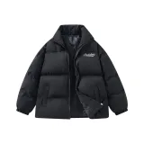 Чёрный, воротник-стойка, городской, минималистичный