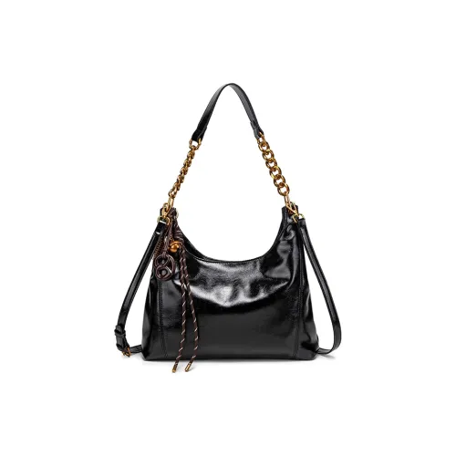 CLEVER Ketch ПУ (полиуретан) Сумка-тоут Сумка через плечо Стандартная Женская Черная Коричневая