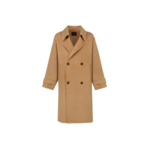 YLDP Золото Верблюжий Унисекс Пальто