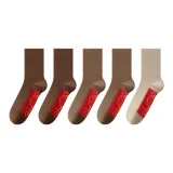 Темный кофейный 2 + Светлый кофейный 2 + Хаки 1