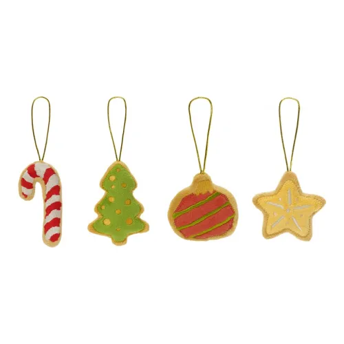 Bunnies By The Bay GOOD Friends Мерч Bunnies By The Bay Звезды Рождество Деревья Печенье Украшение Плюшевый Подвеска
