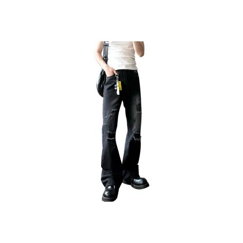 LOOX! Черные унисекс джинсы