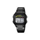 Чёрный стальной браслет