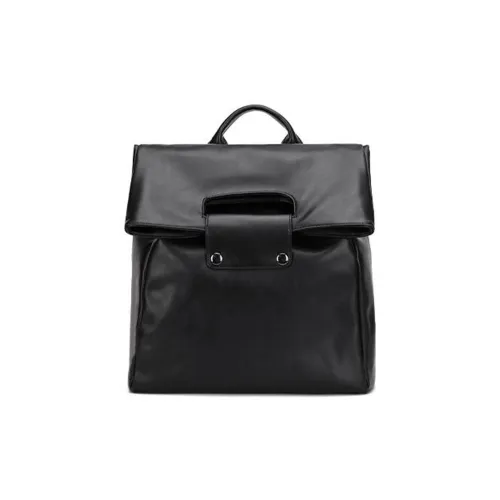 SEWAFOX ПУ (полиуретан) Рюкзак Средний Женские Черный