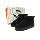 Черный с флисовой подкладкой