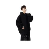 Черный с флисовой подкладкой