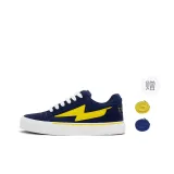 Темно-синий, синий, белый шнурки [премиум, улучшенный, более удобный и прочный] (включает 1 упаковку желто-синих шнурков бесплатно)