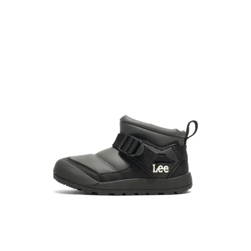 Lee совместный модель High Top Детские зимние сапоги Черный Детский