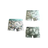 Цвет 1 9-Удобный 100% хлопок Группа 1 [3 упаковки Антибактериальный]