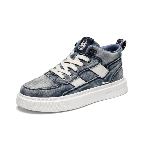 Bake Устойчивый к истиранию Легкий Увеличивающий Высоту MID Топ Скейтборд Кроссовки Мужские
