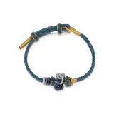 Успех на экзаменах Браслет Wenchang Узел - Ирис Синий