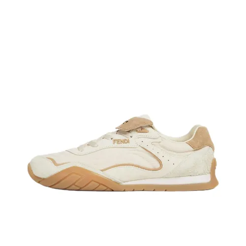 FENDI Wave Pulse Low Топ Повседневная обувь Женская Экрю