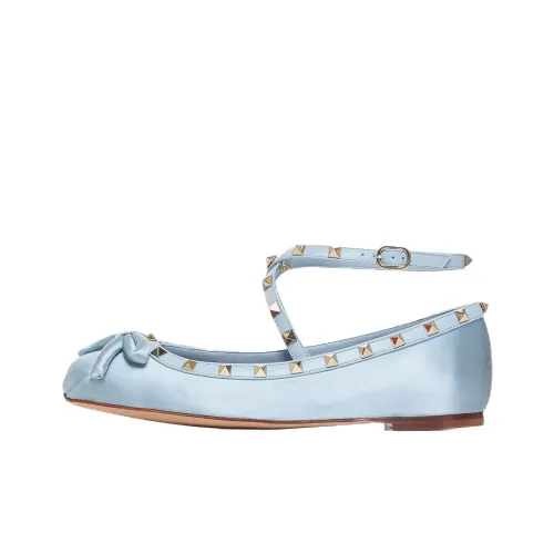 Valentino Rockstud Повседневная обувь Женская Светло-синяя