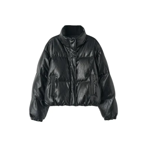 SIENNE Fw25 NUIT Кожа Гусиный пух Куртка Женская