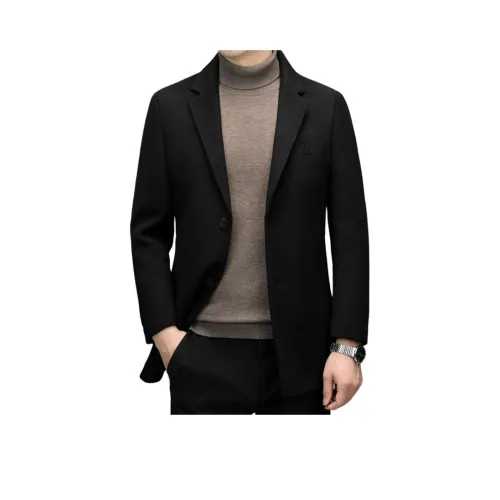 DKRVT Черный [Упаковка включена] Мужское пальто