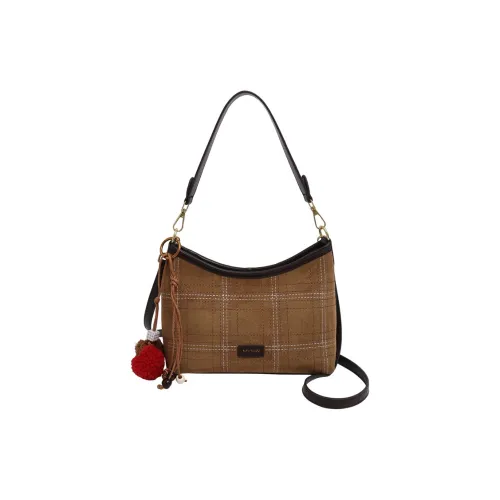 JIANGLIDA Замша Сумка через плечо Стандартная Женская