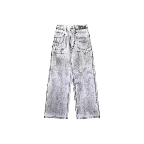 VNHP Белый Унисекс Джинсы