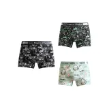 Цвет 1 4-Удобный 100% хлопок Группа D [3 упаковки Антибактериальный]