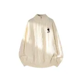 Абрикос (Черная вышивка War Лошадь)