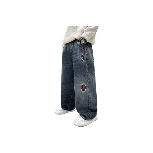 YALU Темно-синий с флисовой подкладкой HPSN8072R Школьные джинсы