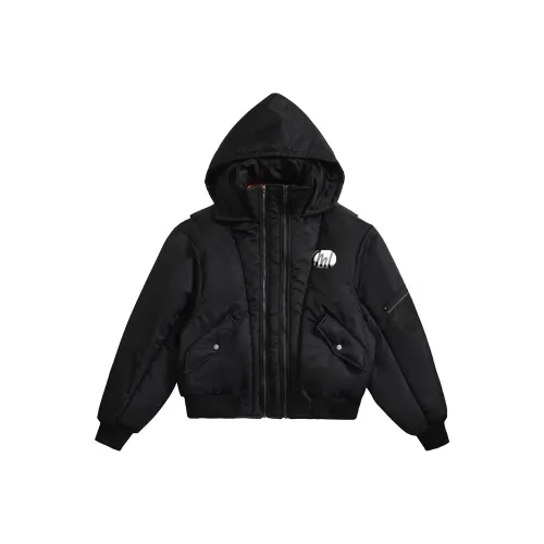 Micby Черный Унисекс Пуховики