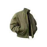 Армейский зеленый пиджак без подкладки