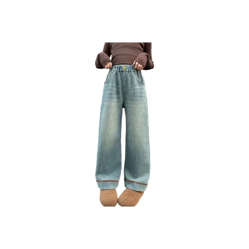 Marcolor Флисовая подкладка штаны школьный возраст джинсы