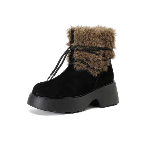 ZUOMILUO 15cm Сноубутсы Женские