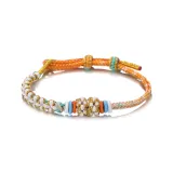 Ландыш Браслет-шнурок-Дуньхуан Летящая Лазурь