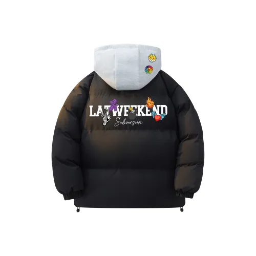 LA'T.WEEKEND Хлопковый пуховик унисекс