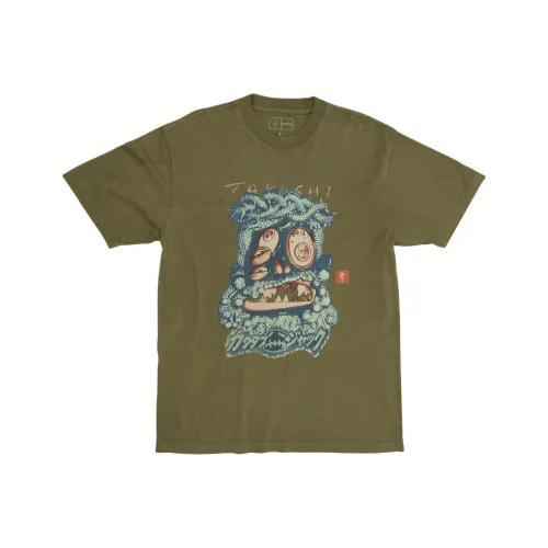 Travis Scott X Cactus Jack X Takashi Murakami Кактус Джек X Takashi Murakami Коллаборация FW25 T-рубашка Унисекс